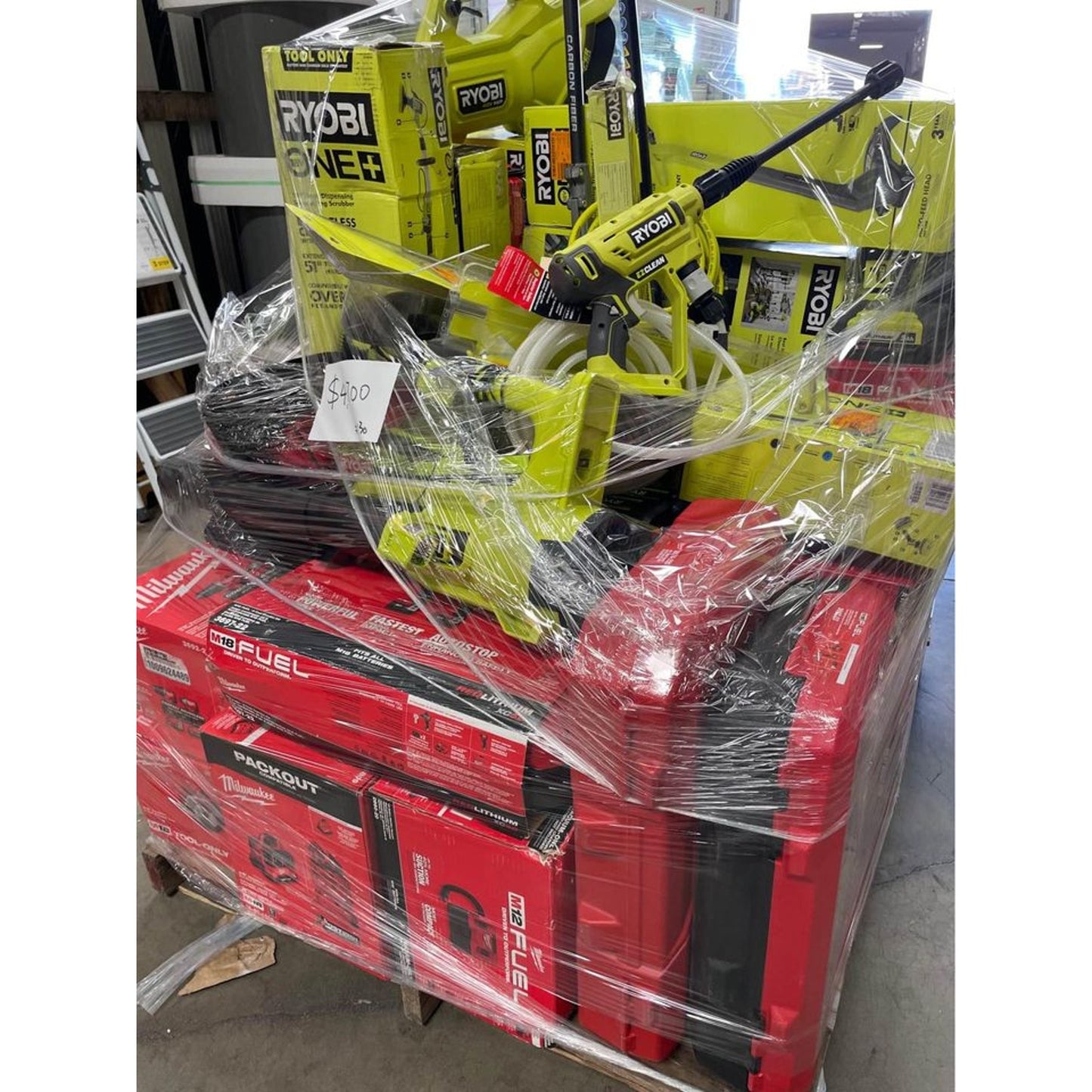 Milwaukee Ryobi Tool Pallet #130