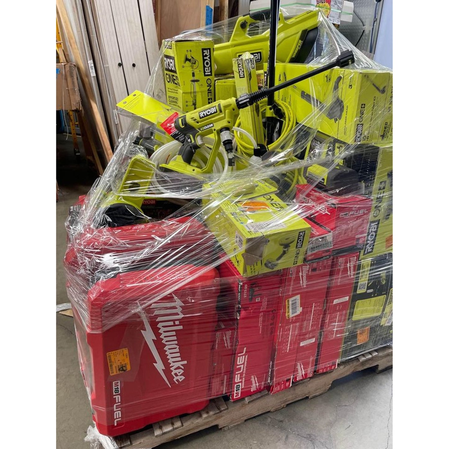 Milwaukee Ryobi Tool Pallet #130