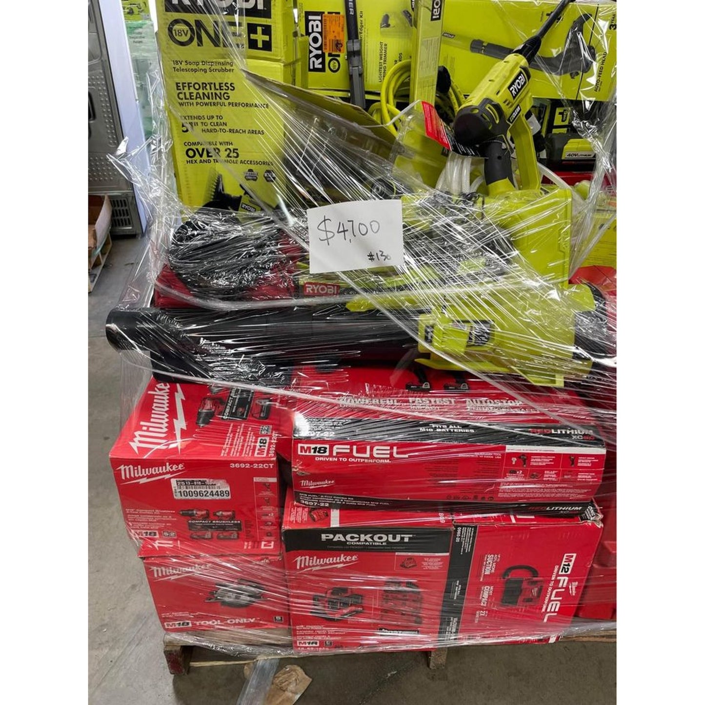 Milwaukee Ryobi Tool Pallet #130