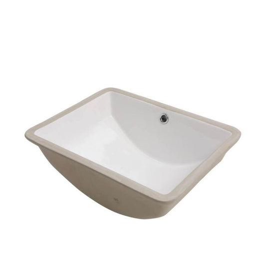 LORDEAR
18 in. Ceramic Undermount Bathroom Vessel Sink in White